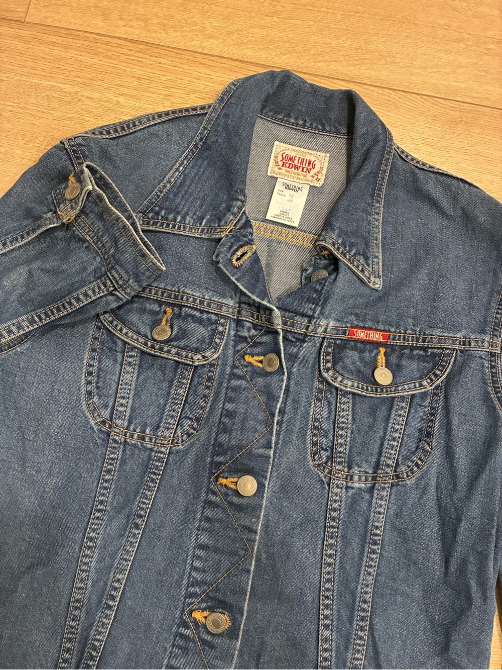Edwin Something Women’s Japanese Denim Nevada Jacket Size M